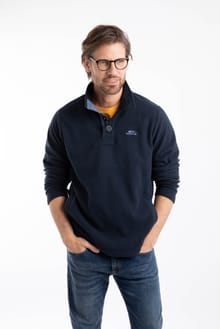 Roald Button Funnel Neck Microfleece