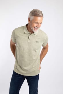 Indy Slub Polo Shirt Laurel Green