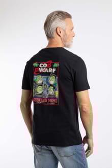 Cod Dwarf Back Print Artist T-Shirt Black