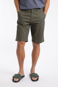 Rayburn Flat Front Shorts Dark Olive