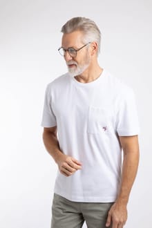 The Keaton Super Soft Pocket T-Shirt White
