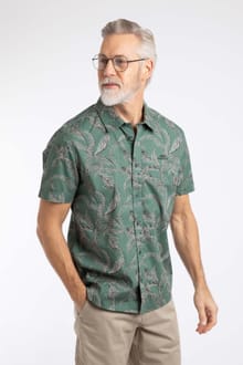 Avondale Short Sleeve Printed Shirt Green