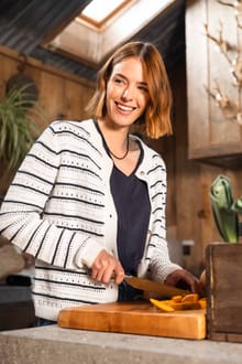 Romilly Pointelle Striped Cardigan