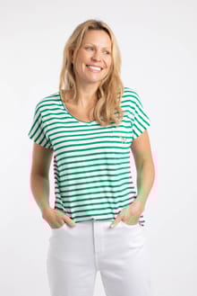 Liora Embroidered Pocket T-Shirt Heritage Green