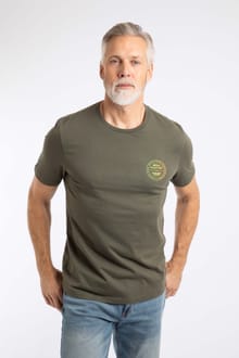 Angling Trust Back Print Graphic T-Shirt Fir Green