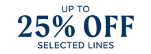 up to 25% off