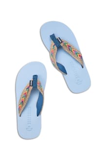 Adila Braided Flip Flops Skyway