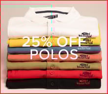 25% Off Polos