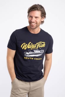 South Coast Front Print Graphic T-Shirt Midnight