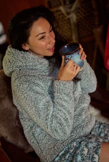 Yara Cosy Fleece Hoodie Ivy