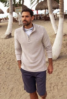 Rayburn Cotton Flat Front Shorts