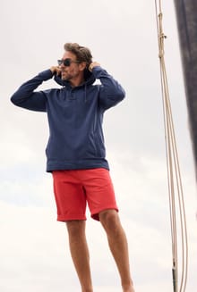 Rayburn Cotton Flat Front Shorts Radical Red