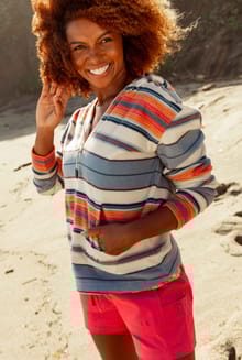 Lana 1/4 Zip Microfleece Hoodie