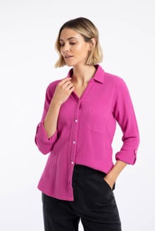 Suria Double Cloth Shirt Gerbera