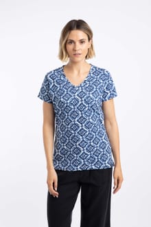 Merica Printed Jersey T-Shirt Twilight