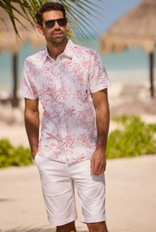 Rayburn Cotton Flat Front Shorts