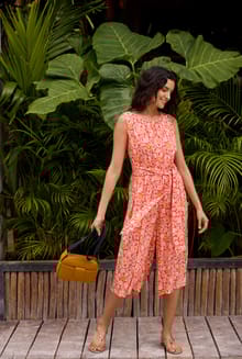 Nalani Printed Viscose Jumpsuit