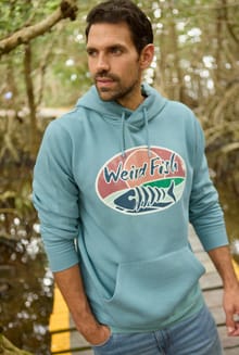 Bryant Front Print Graphic Popover Hoodie