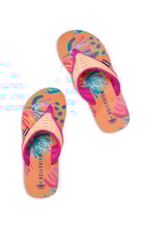 Thurleston Printed Flip Flops Sorbet