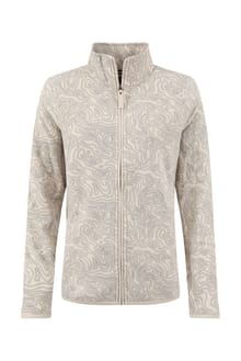 Bridget Full Zip Printed Microfleece Frost Grey