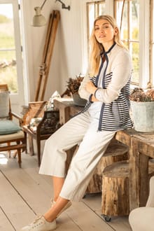 Soulina Wide Leg Cropped Denim Jeans White