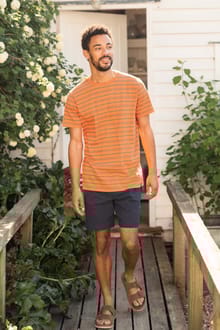 Jefferson Textured Stripe T-Shirt Mango