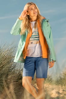 Kinnie Flat Fronted Shorts Faded Blue