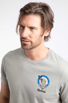 Codroephenia Back Print Artist T-Shirt Limestone