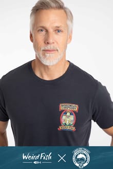 Bohemian Carpsody Back Print Angling Trust Artist T-Shirt Navy