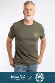 Angling Trust Back Print Graphic T-Shirt Fir Green