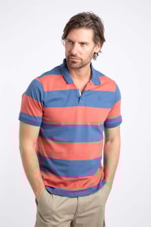 Ronald Striped Polo Shirt Nantucket