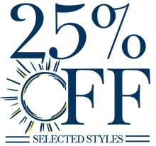 25% off selected styles