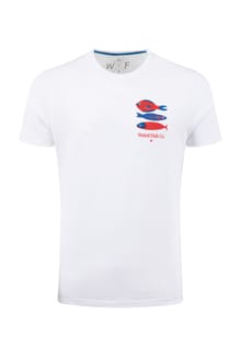 Food Festival Back Print Graphic T-Shirt White