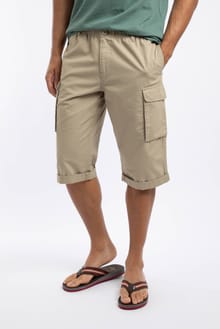 Summersville 3/4 Length Ripstop Cargo Shorts Flint Stone