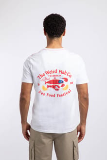 Food Festival Back Print Graphic T-Shirt White