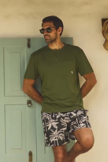 Keaton Super Soft Pocket T-Shirt Ginko Green