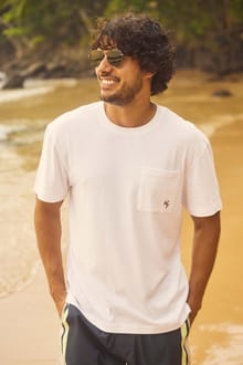 Keaton Super Soft Pocket T-Shirt White