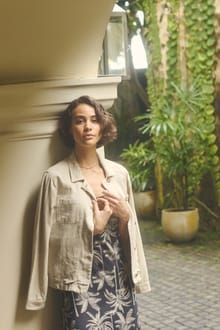 Karsten Relaxed Linen Jacket Natural