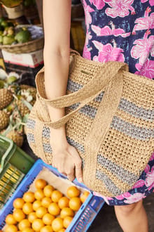 Elver Raffia Tote Bag