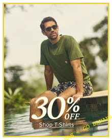 30% off Men's T-Shirts