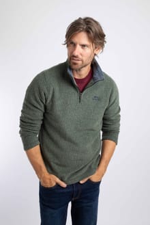Newark 1/4 Zip Grid Fleece