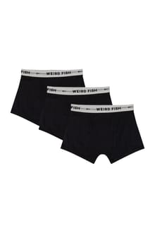 Ashridge Boxer Shorts 3 Pack Black