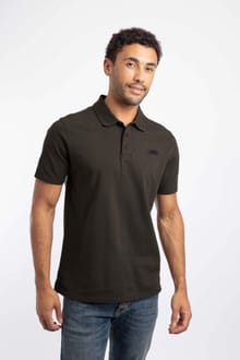 Miles Pique Polo Shirt Anthracite