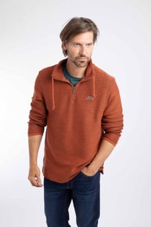 Cruiser 1/4 Zip Macaroni Baked Clay