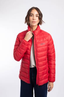 Travellia Lightweight Showerproof Padded Jacket Pomegranate