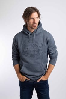 Perranporth Embossed Grindle Hoodie