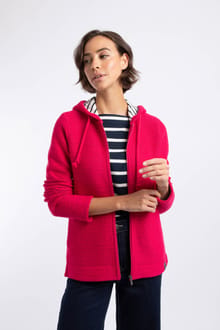 Chicoa Full Zip Macaroni Hoodie Foxglove