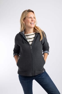 Chicoa Full Zip Macaroni Hoodie Navy