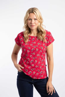 Paw Paw Printed Jersey T-Shirt Acer Red
