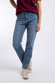 Gemma Straight Fit Jeans Mid Blue
